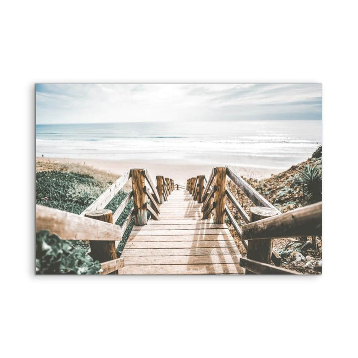 Path To The Beach - Photographic Art Print of Steps To The Beach - I Heart Wall Art - Poster Print, Canvas Print or Framed Art Print