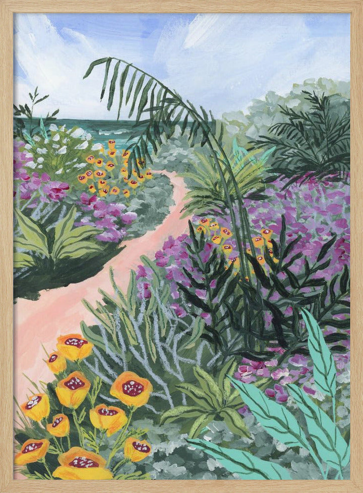 Path to the Pacific II - Stretched Canvas, Poster or Fine Art Print I Heart Wall Art