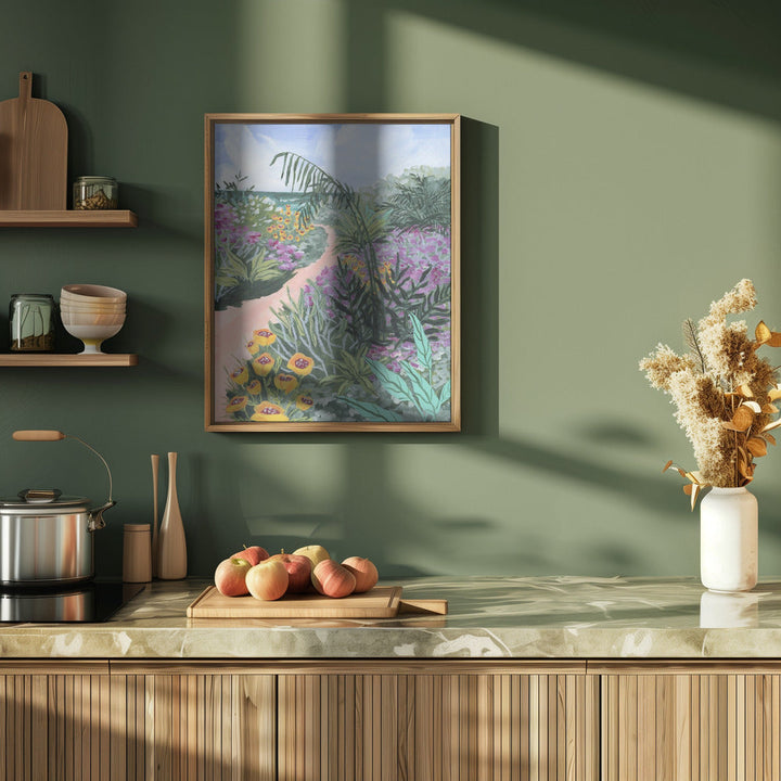 Path to the Pacific II - Stretched Canvas, Poster or Fine Art Print I Heart Wall Art