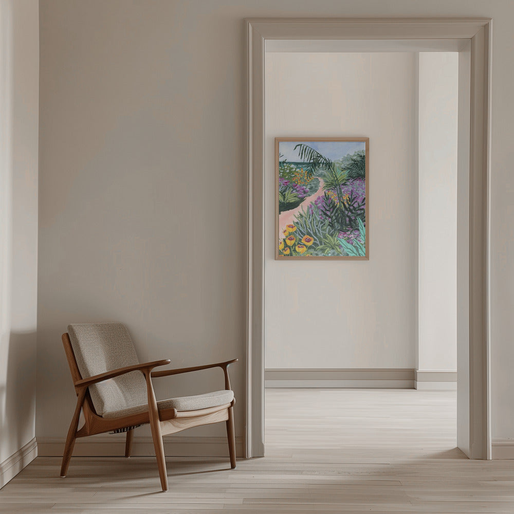 Path to the Pacific II - Stretched Canvas, Poster or Fine Art Print I Heart Wall Art