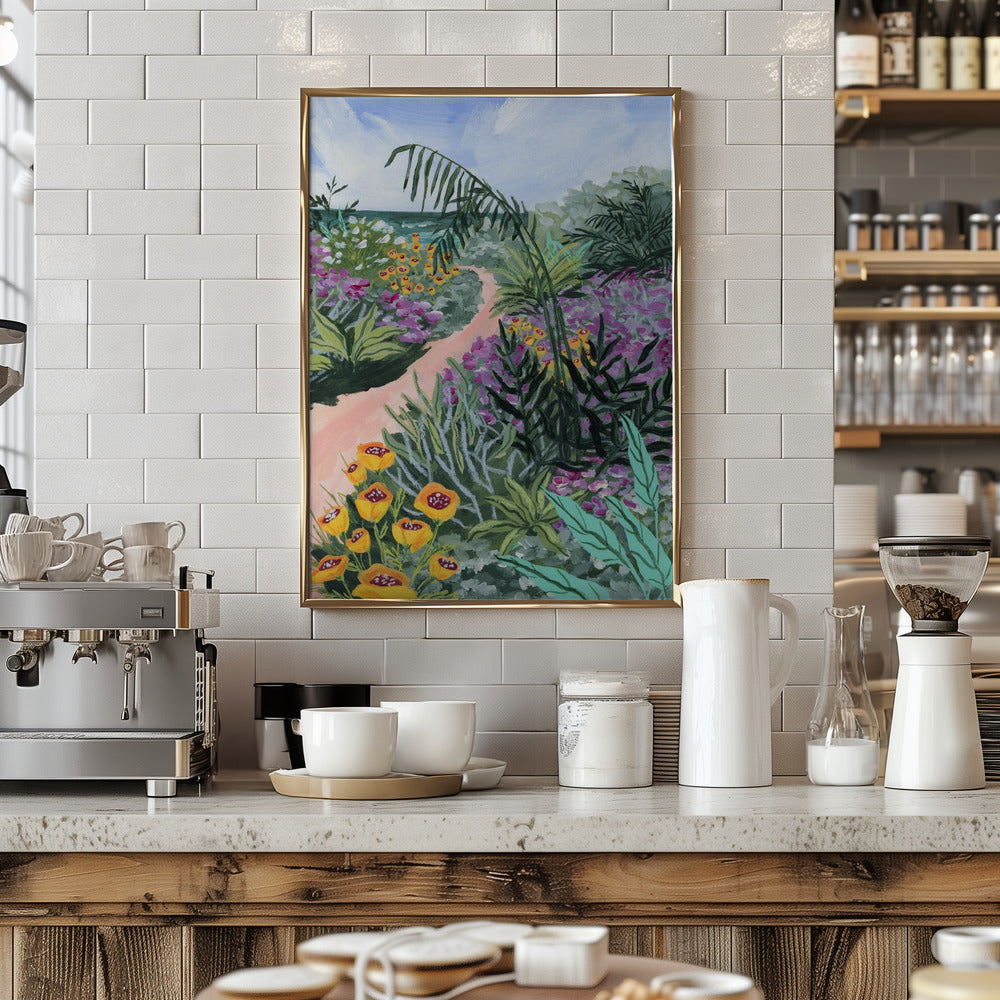 Path to the Pacific II - Stretched Canvas, Poster or Fine Art Print I Heart Wall Art