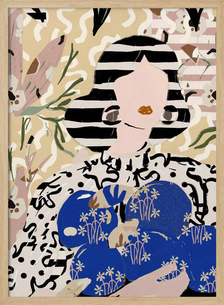Pattern play no 20 - Stretched Canvas, Poster or Fine Art Print - I Heart Wall Art - Poster Print, Canvas Print or Framed Art Print
