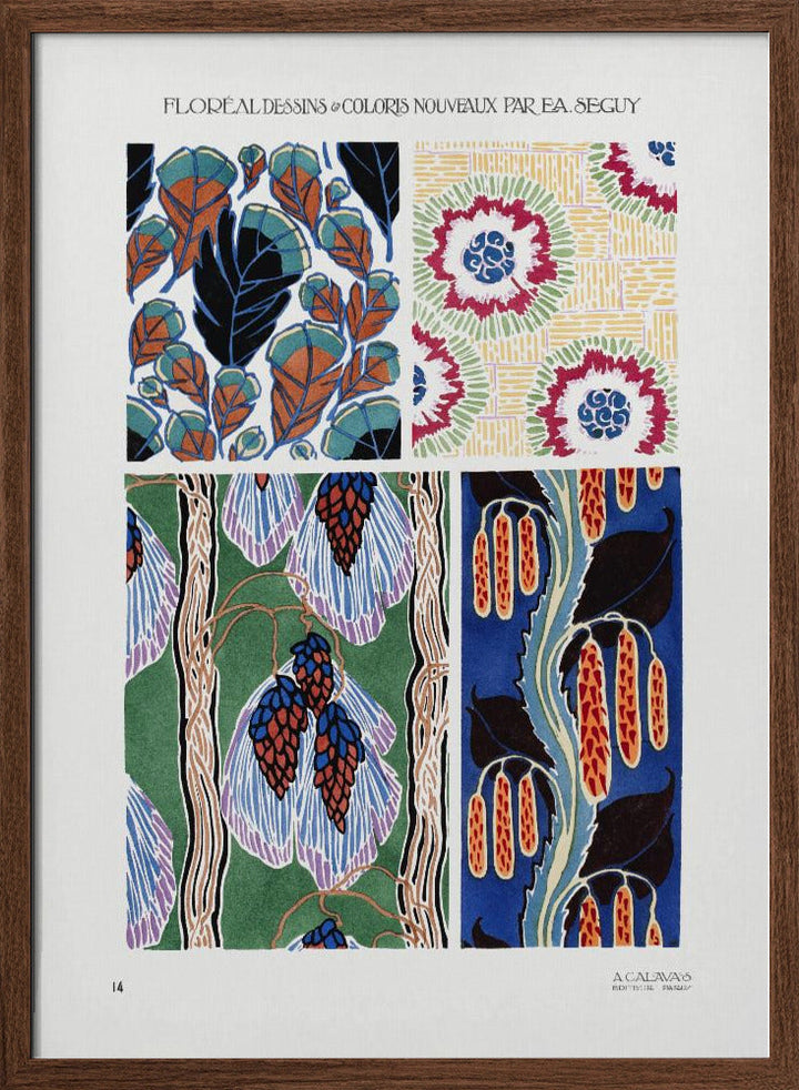 Patterns 14 - Stretched Canvas, Poster or Fine Art Print I Heart Wall Art