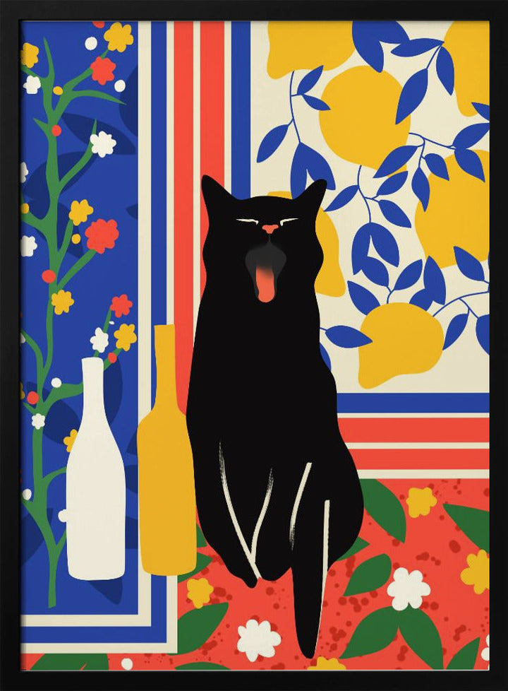 Paws and Patterns - Stretched Canvas, Poster or Fine Art Print I Heart Wall Art