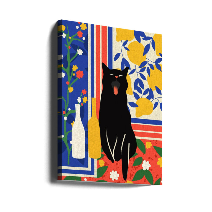 Paws and Patterns - Stretched Canvas, Poster or Fine Art Print I Heart Wall Art