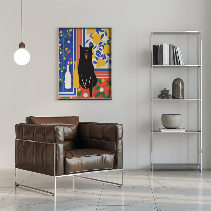 Paws and Patterns - Stretched Canvas, Poster or Fine Art Print I Heart Wall Art