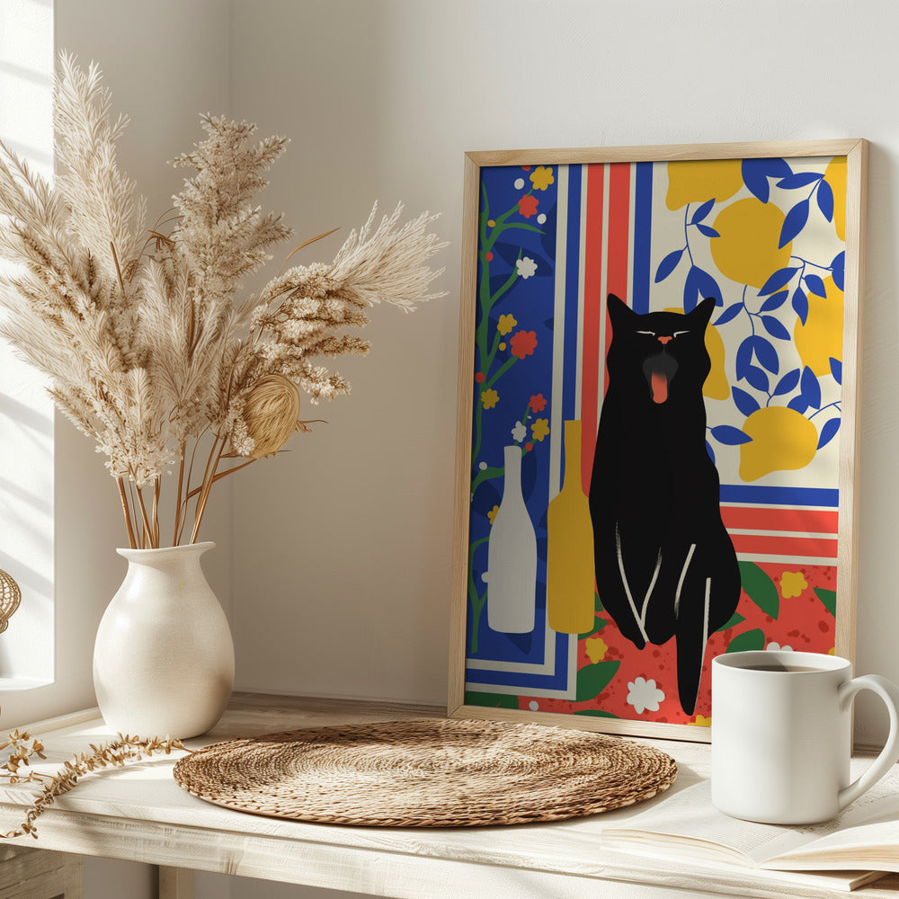 Paws and Patterns - Stretched Canvas, Poster or Fine Art Print I Heart Wall Art