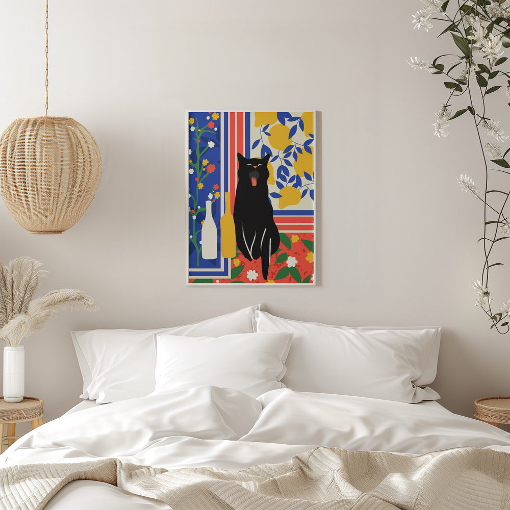 Paws and Patterns - Stretched Canvas, Poster or Fine Art Print I Heart Wall Art