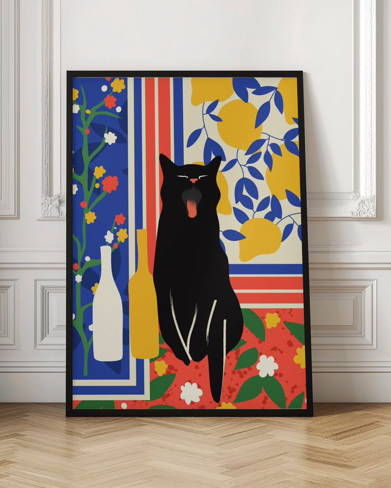 Paws and Patterns - Stretched Canvas, Poster or Fine Art Print I Heart Wall Art