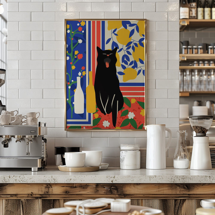 Paws and Patterns - Stretched Canvas, Poster or Fine Art Print I Heart Wall Art