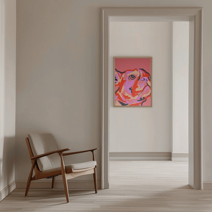 Pawsitively Patched - Stretched Canvas, Poster or Fine Art Print I Heart Wall Art