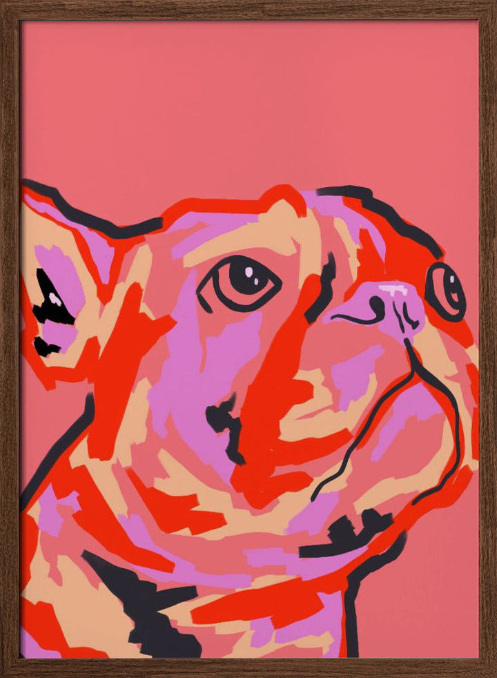 Pawsitively Patched - Stretched Canvas, Poster or Fine Art Print I Heart Wall Art