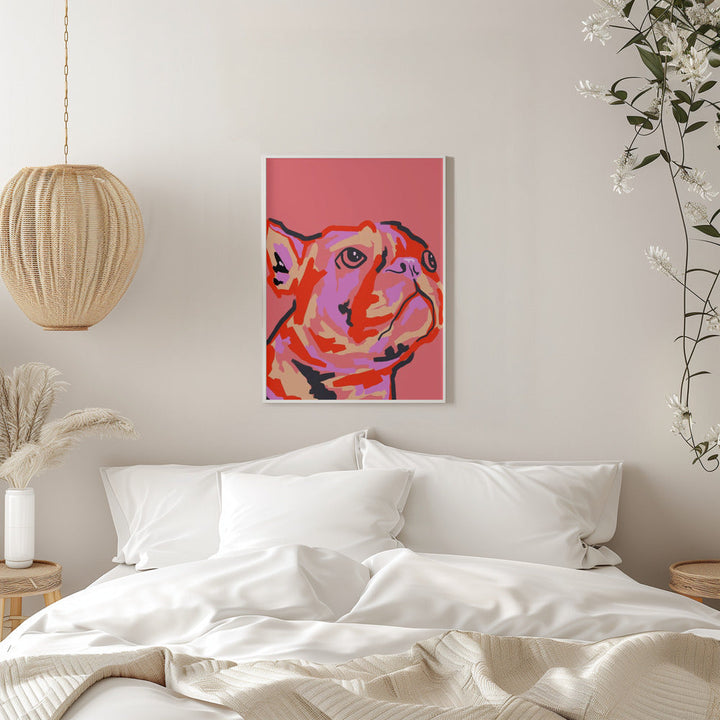 Pawsitively Patched - Stretched Canvas, Poster or Fine Art Print I Heart Wall Art