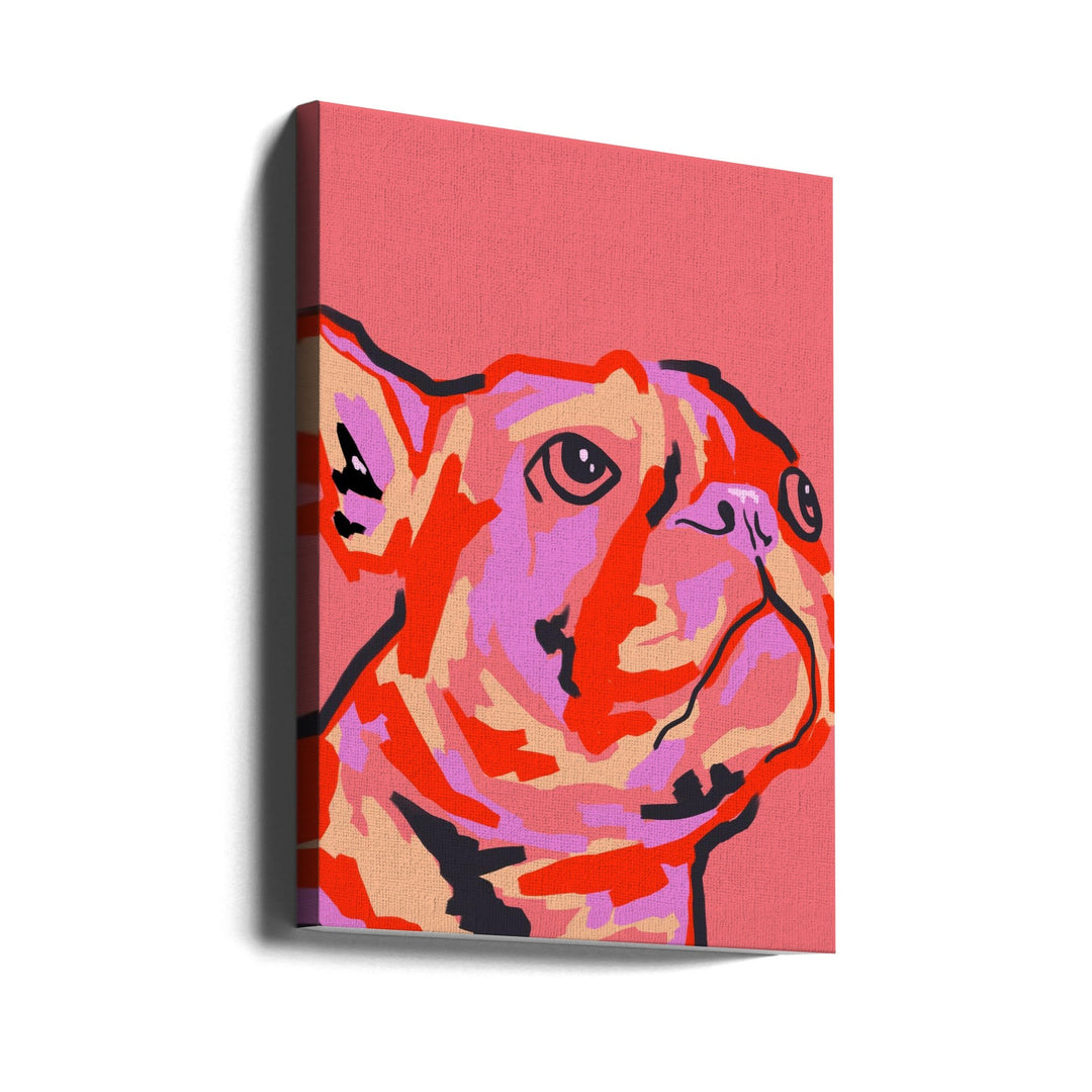 Pawsitively Patched - Stretched Canvas, Poster or Fine Art Print I Heart Wall Art