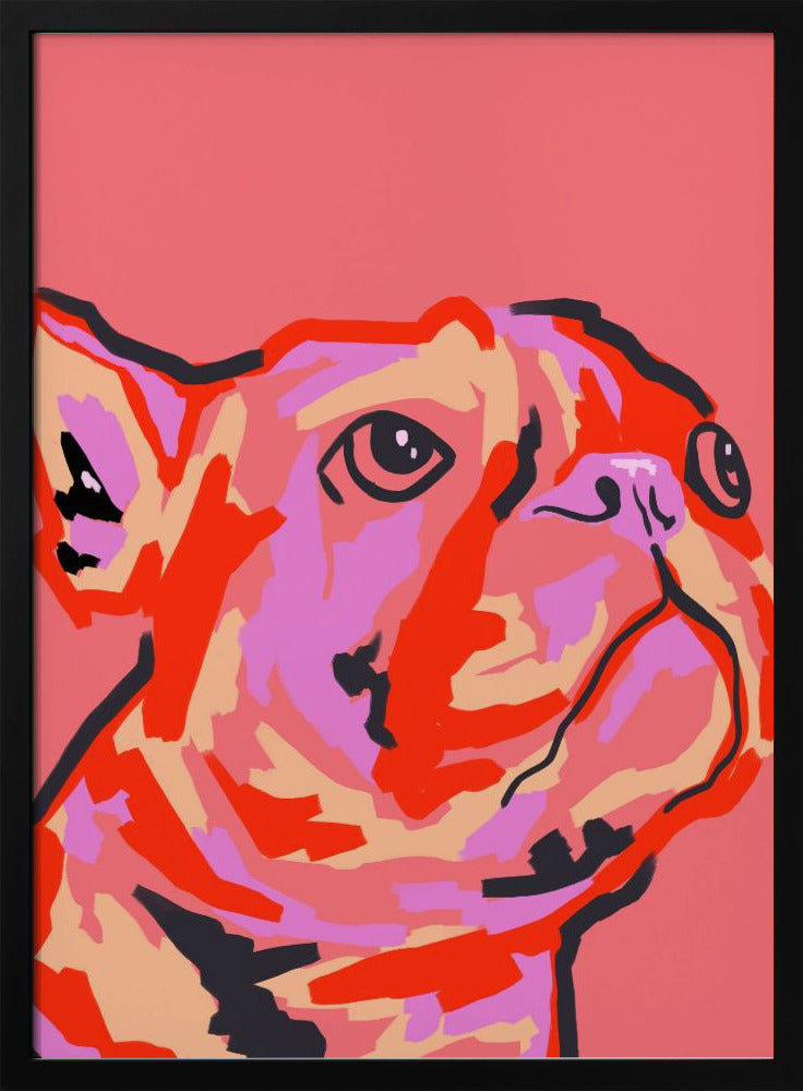 Pawsitively Patched - Stretched Canvas, Poster or Fine Art Print I Heart Wall Art