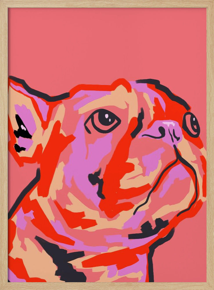 Pawsitively Patched - Stretched Canvas, Poster or Fine Art Print I Heart Wall Art