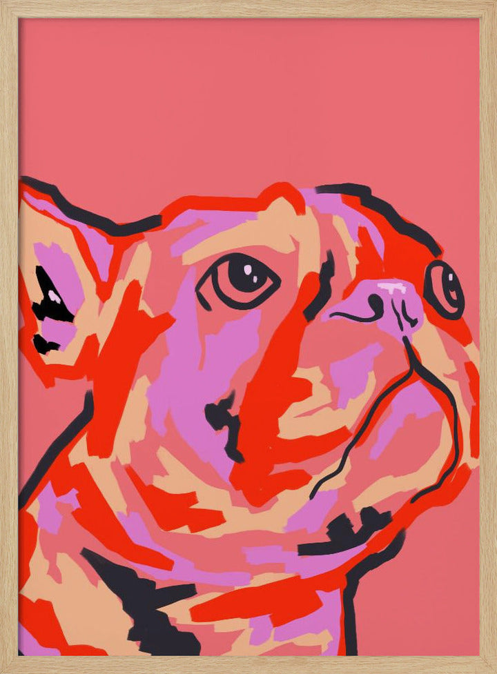 Pawsitively Patched - Stretched Canvas, Poster or Fine Art Print I Heart Wall Art