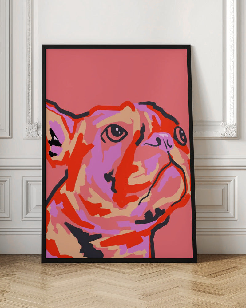 Pawsitively Patched - Stretched Canvas, Poster or Fine Art Print I Heart Wall Art