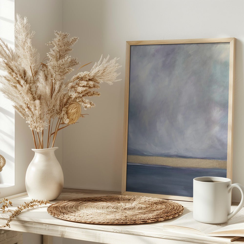Peaceful Golden Horizon - Stretched Canvas, Poster or Fine Art Print - I Heart Wall Art - Poster Print, Canvas Print or Framed Art Print