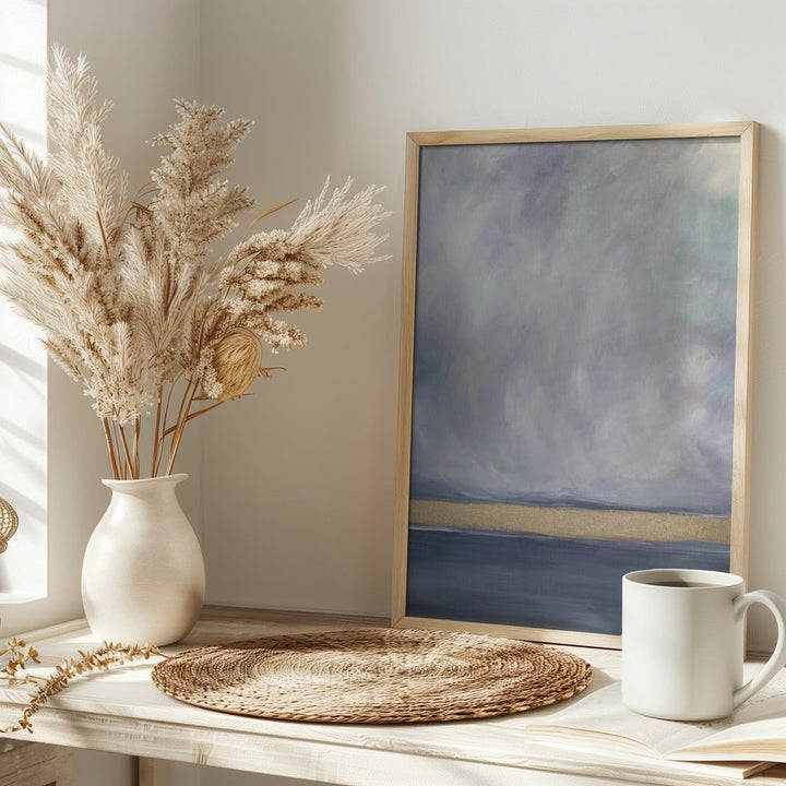 Peaceful Golden Horizon - Stretched Canvas, Poster or Fine Art Print - I Heart Wall Art - Poster Print, Canvas Print or Framed Art Print