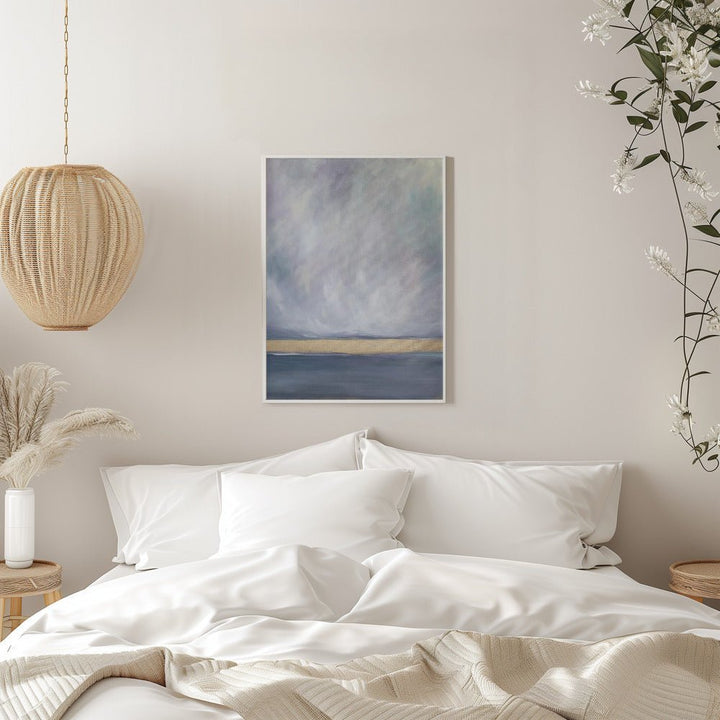 Peaceful Golden Horizon - Stretched Canvas, Poster or Fine Art Print - I Heart Wall Art - Poster Print, Canvas Print or Framed Art Print