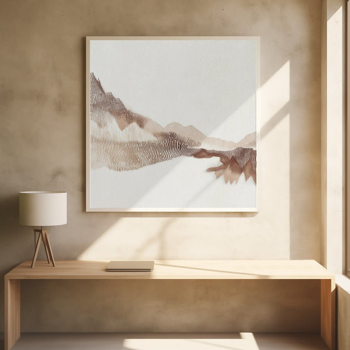 Peaceful nature I - Square Stretched Canvas, Poster or Fine Art Print - I Heart Wall Art - Poster Print, Canvas Print or Framed Art Print