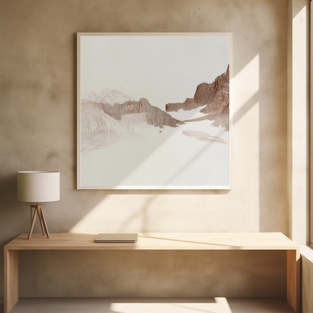 Peaceful nature II - Square Stretched Canvas, Poster or Fine Art Print - I Heart Wall Art - Poster Print, Canvas Print or Framed Art Print