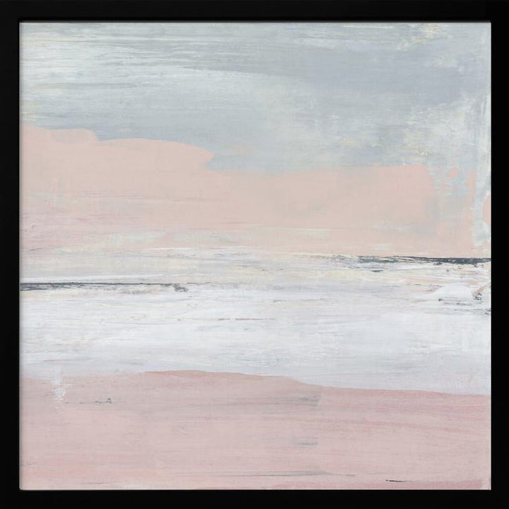 Peaceful Pastel Horizon - Square Stretched Canvas, Poster or Fine Art Print - I Heart Wall Art - Poster Print, Canvas Print or Framed Art Print