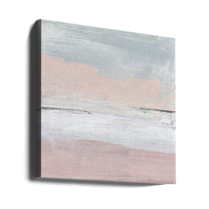 Peaceful Pastel Horizon - Square Stretched Canvas, Poster or Fine Art Print - I Heart Wall Art - Poster Print, Canvas Print or Framed Art Print
