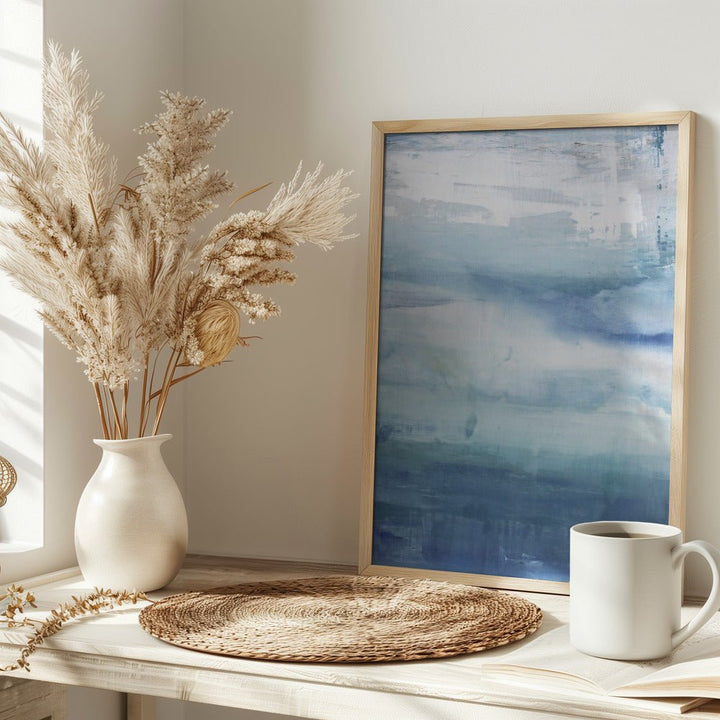 Peaceful Seascape - Stretched Canvas, Poster or Fine Art Print - I Heart Wall Art - Poster Print, Canvas Print or Framed Art Print