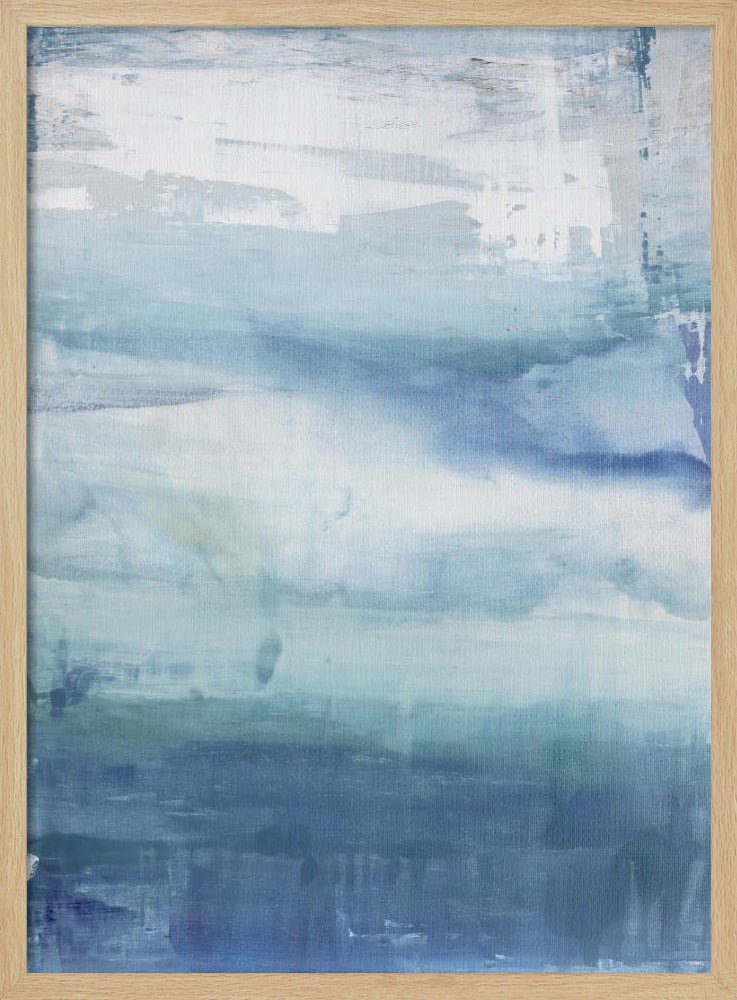 Peaceful Seascape - Stretched Canvas, Poster or Fine Art Print - I Heart Wall Art - Poster Print, Canvas Print or Framed Art Print