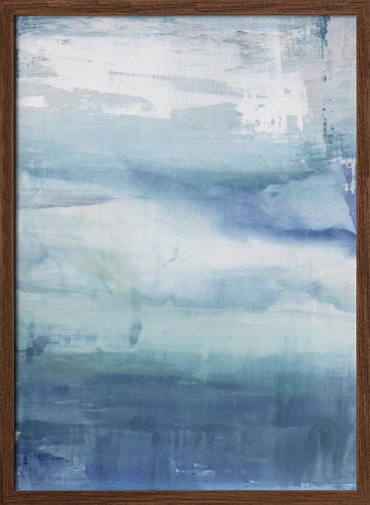 Peaceful Seascape - Stretched Canvas, Poster or Fine Art Print - I Heart Wall Art - Poster Print, Canvas Print or Framed Art Print