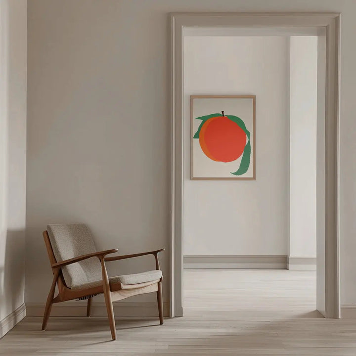 Peach - Stretched Canvas, Poster or Fine Art Print I Heart Wall Art