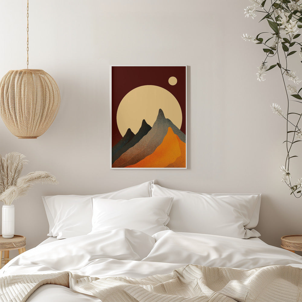 Peaks of autumn - Stretched Canvas, Poster or Fine Art Print I Heart Wall Art