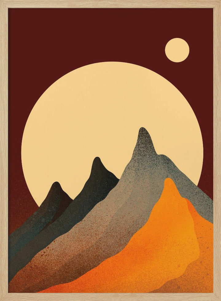 Peaks of autumn - Stretched Canvas, Poster or Fine Art Print I Heart Wall Art