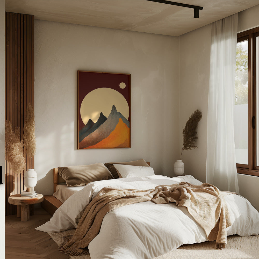 Peaks of autumn - Stretched Canvas, Poster or Fine Art Print I Heart Wall Art
