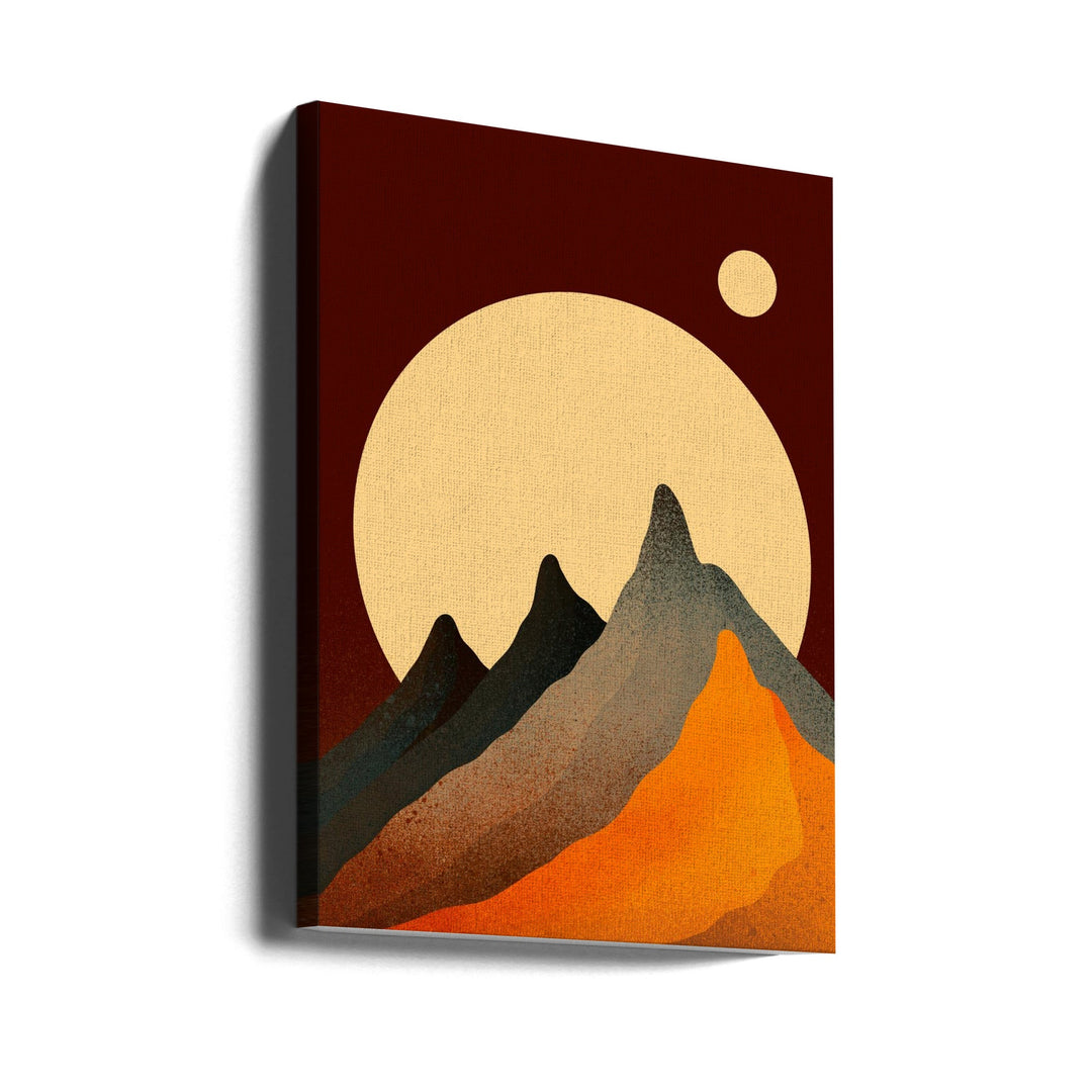 Peaks of autumn - Stretched Canvas, Poster or Fine Art Print I Heart Wall Art