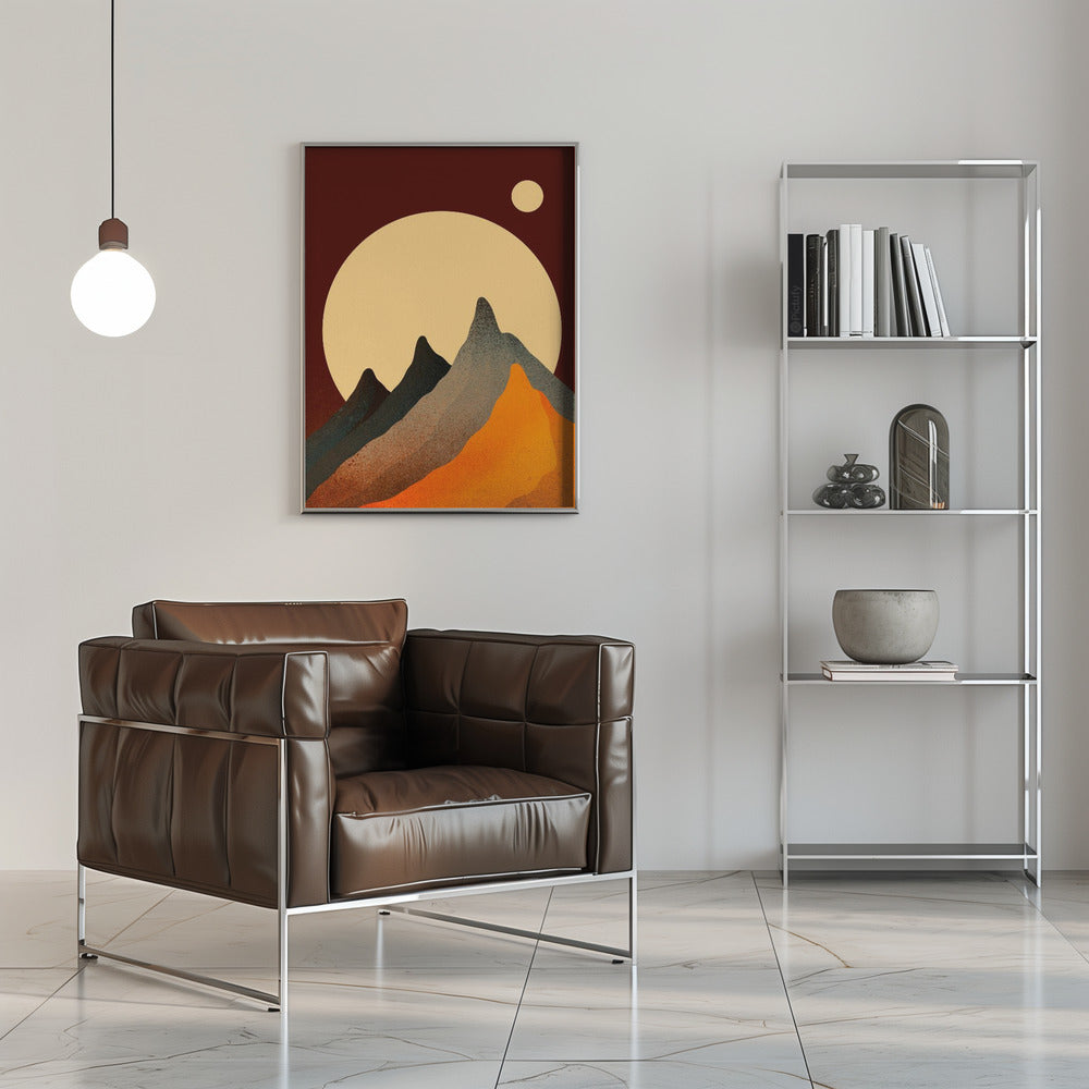Peaks of autumn - Stretched Canvas, Poster or Fine Art Print I Heart Wall Art