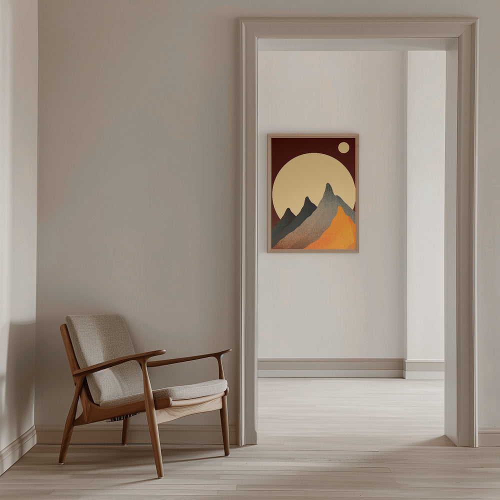 Peaks of autumn - Stretched Canvas, Poster or Fine Art Print I Heart Wall Art