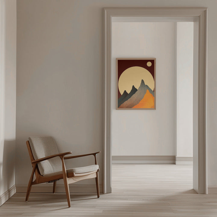 Peaks of autumn - Stretched Canvas, Poster or Fine Art Print I Heart Wall Art
