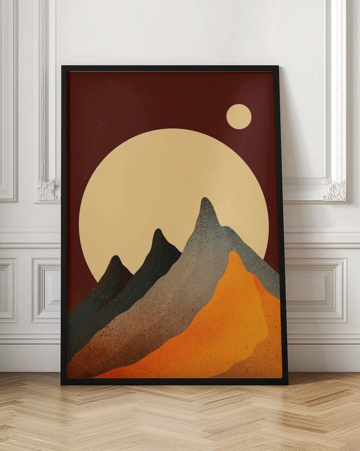 Peaks of autumn - Stretched Canvas, Poster or Fine Art Print I Heart Wall Art