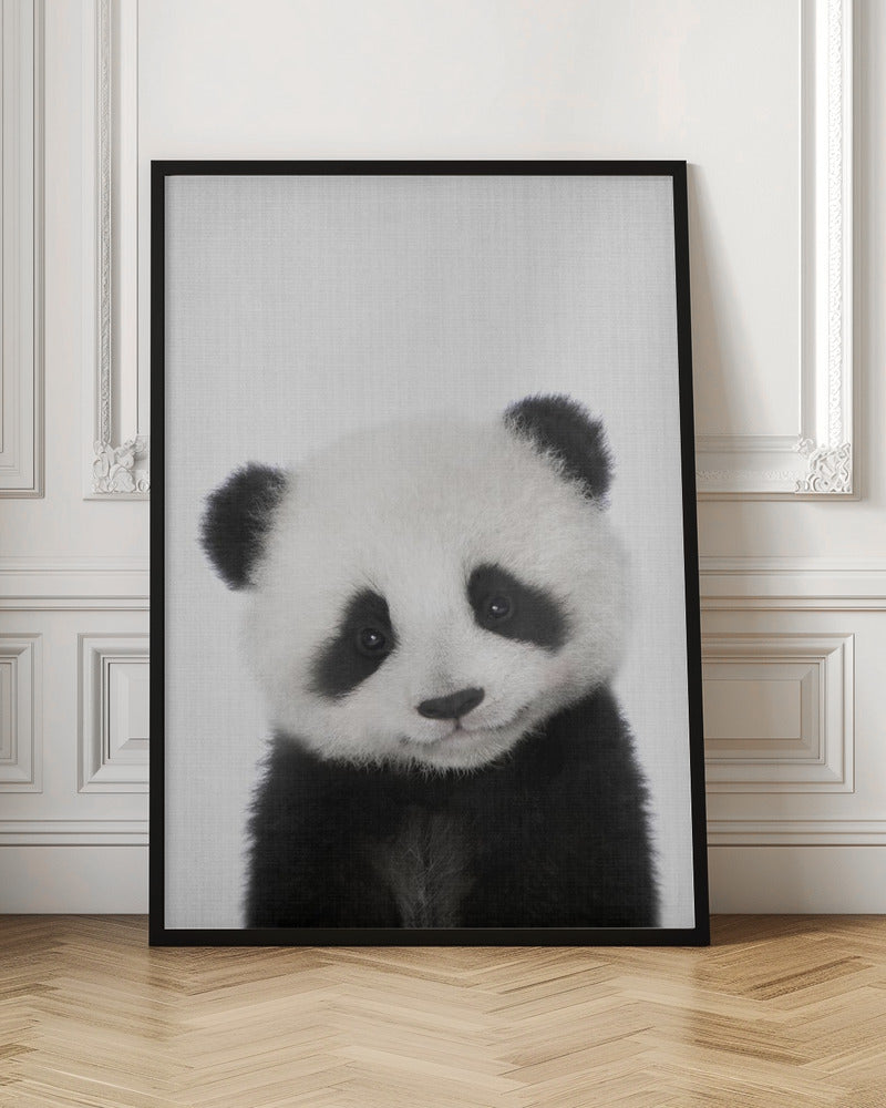 Peekaboo Baby Panda - Stretched Canvas, Poster or Fine Art Print I Heart Wall Art