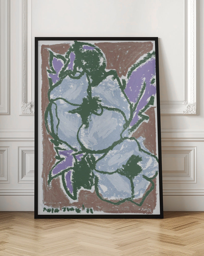 Peonies Earthy - Stretched Canvas, Poster or Fine Art Print I Heart Wall Art