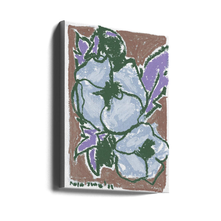 Peonies Earthy - Stretched Canvas, Poster or Fine Art Print I Heart Wall Art