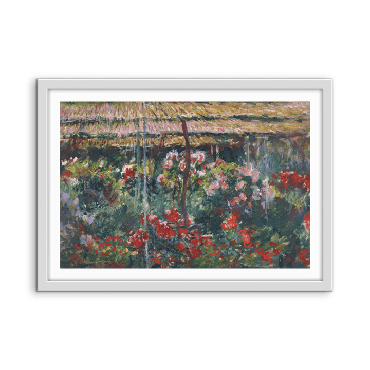 Peony Garden by Claude Monet - Stretched Canvas or Fine Art Print - I Heart Wall Art - Poster Print, Canvas Print or Framed Art Print