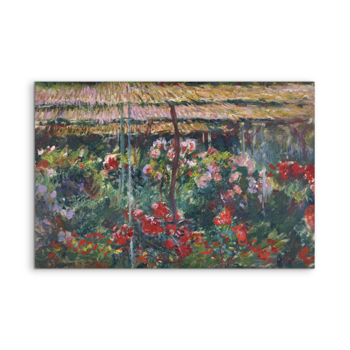 Peony Garden by Claude Monet - Stretched Canvas or Fine Art Print - I Heart Wall Art - Poster Print, Canvas Print or Framed Art Print
