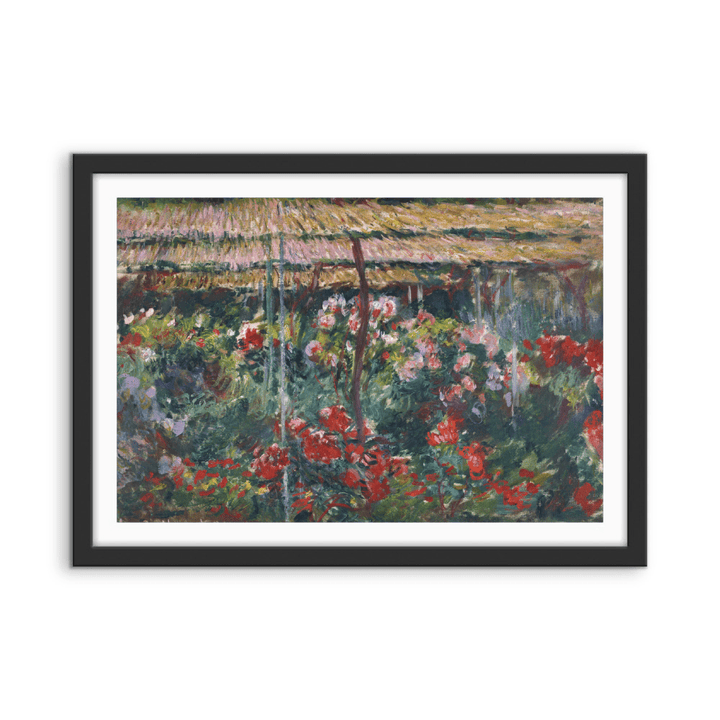 Peony Garden by Claude Monet - Stretched Canvas or Fine Art Print - I Heart Wall Art - Poster Print, Canvas Print or Framed Art Print