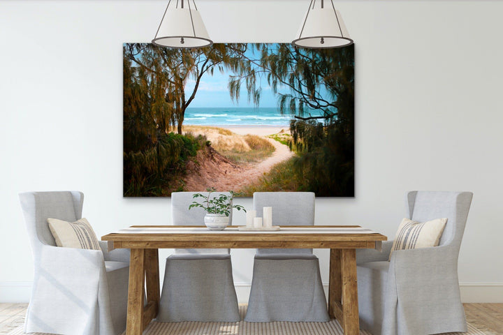 Peregian Beach - Sunshine Coast Photographic Beach Print on Canvas or Paper - I Heart Wall Art