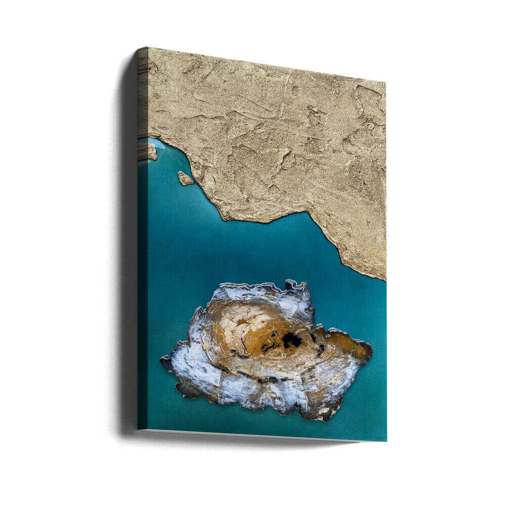 Petrified Island Coast - Stretched Canvas, Poster or Fine Art Print - I Heart Wall Art - Poster Print, Canvas Print or Framed Art Print