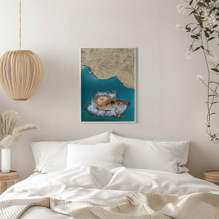 Petrified Island Coast - Stretched Canvas, Poster or Fine Art Print - I Heart Wall Art - Poster Print, Canvas Print or Framed Art Print